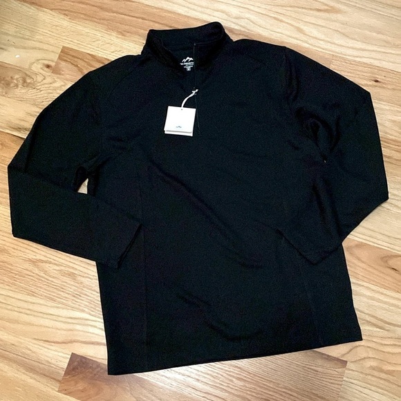 NWT Tri-Mountain Performance Shirt Men’s Sz M Black Activewear Moisture wicking - Picture 2 of 10